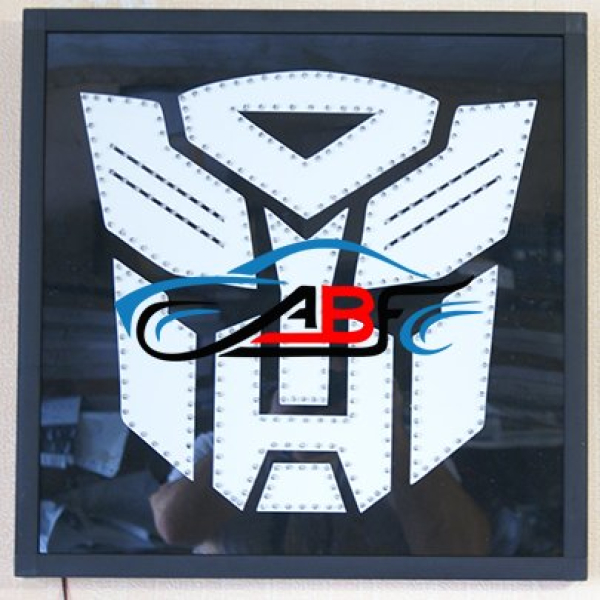 Светящийся логотип Autobot,светящийся логотип для грузовика Autobot,светящаяся эмблема Autobot,табличка Autobot,картина Autobot,логотип на стекло Autobot,светящаяся картина Autobot,светоди