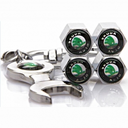 ключ,брелок,колпачки на ниппель Skoda,купить,колпачок на ниппель колеса Skoda,колпачки ниппель автомобиля Skoda,колпачки на ниппель с логотипом Skoda,колпачки на ниппель для авто,колпачки ниппель хромированные,металлический колпачок на ниппель,купить колп