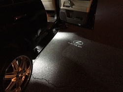 Штатная подсветка дверей LEXUS 7W