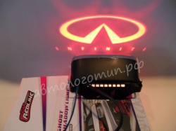 INFINITI. Тень логотипа infiniti,Подсветка днища с логотипом infiniti,Проекция логотипа авто под бампер infiniti,Проектор логотипа infiniti,Подсветка машины с логотипом infiniti