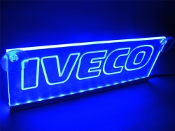 Светящийся логотип Iveco 2D,светящийся логотип для грузовика Iveco 2D,светящаяся эмблема Iveco 2D,табличка Iveco 2D,картина Iveco 2D,логотип на стекло Iveco 2D,светящаяся картина Iveco 2D,светодиодный логотип Iveco 2D,Truck Led Logo Iveco 2D,12v,24v