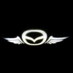  проектор на бампер mazda,проектор логотипа mazda для заднего бампера,проектор логотипа mazda на задний бампер,светодиодный проектор мазда,светодиодный проектор логотипа mazda,рекламный проектор mazda,след тени логотипа автомобиля mazda,светящийся логотип