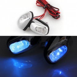 LED форсунки,Светящаяся струя (подсветка) омывателя лобового стекла,светодиодные форсунки,красный,синий,белый,зелёный,желтый