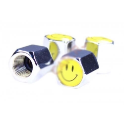 колпачки на ниппель Smile,купить,колпачок на ниппель колеса Smile,колпачки ниппель автомобиля Smile,колпачки на ниппель с логотипом Smile,колпачки на ниппель для авто,колпачки ниппель хромированные,металлический колпачок на ниппель