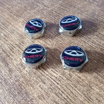 Декоративные болты для номерного знака с логотипом Chery