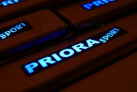 PRIORA sport,накладки на пороги с подсветкой PRIORA sport,светящиеся накладки на пороги PRIORA sport,светодиодные накладки на пороги PRIORA sport,светодиодные накладки на пороги авто PRIORA sport,накладки на пороги led PRIORA sport,декоративные накладки н