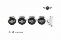 болты номерного знака с логотипом MINI,Декоративный болт для номерного знака с логотипом MINI,Болты для крепления госномера MINI,декоративных болтов на номерные знаки логотипом MINI купить,заказать,доставка