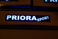 PRIORA sport,накладки на пороги с подсветкой PRIORA sport,светящиеся накладки на пороги PRIORA sport,светодиодные накладки на пороги PRIORA sport,светодиодные накладки на пороги авто PRIORA sport,накладки на пороги led PRIORA sport,декоративные накладки н