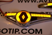 Светодиодный поворотник с логотипом RENAULT