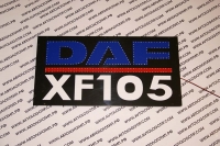Светящийся логотип DAF XF105,светящийся логотип для грузовика DAF XF105,светящаяся эмблема DAF XF105,табличка DAF XF105,картина DAF XF105,логотип на стекло DAF XF105,светящаяся картина DAF XF105,светодиодный логотип DAF XF105,Truck Led Logo DAF XF105,12v,