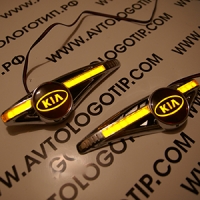 Светодиодный поворотник с логотипом KIA