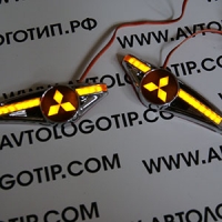 Светодиодный поворотник с логотипом MITSUBISHI