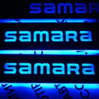 Накладки на пороги с подсветкой VAZ 2114 "Samara"
