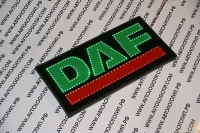 Светящийся логотип DAF,светящийся логотип для грузовика DAF,светящаяся эмблема DAF,табличка DAF,картина DAF,логотип на стекло DAF,светящаяся картина DAF,светодиодный логотип DAF,Truck Led Logo DAF,12v,24v