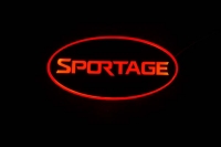 Светящийся логотип KIA Sportage,светящаяся эмблема KIA Sportage,светящийся логотип на авто KIA Sportage,светящийся логотип на автомобиль KIA Sportage,подсветка логотипа KIA Sportage ,2D,3D,4D,5D,6D