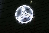 Светящийся логотип грузовика Mercedes,светящаяся эмблема грузовика Mercedes,светящийся логотип на авто грузовика Mercedes,светящийся логотип на автомобиль грузовика Mercedes,подсветка логотипа грузовика Mercedes,2D,3D,4D,5D,6D