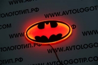 Светящийся логотип Batman,светящаяся эмблема Batman,светящийся логотип на авто Batman,светящийся логотип на автомобиль Batman,подсветка логотипа Batman ,2D,3D,4D,5D,6D
