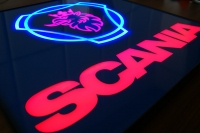 Светящийся логотип SCANIA,светящийся логотип для грузовика SCANIA,светящаяся эмблема SCANIA,табличка SCANIA,картина SCANIA,логотип на стекло SCANIA,светящаяся картина SCANIA,светодиодный логотип SCANIA,Truck Led Logo SCANIA,12v,24v