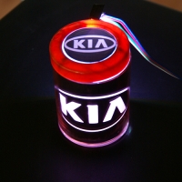 Пепельница с подсветкой 2D логотип KIA