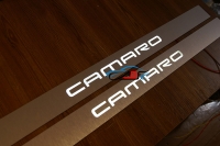накладки,на,пороги,с,подсветкой,Chevrolet,Camaro,светящиеся,светодиодные,авто,декоративные,шевроле,камаро,подсветкой,светящиеся