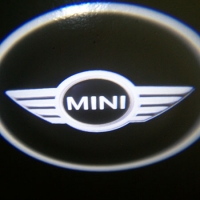 Беспроводная подсветка дверей с логотипом Mini