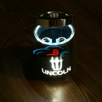 Пепельница с подсветкой 2D логотип Lincoln