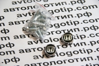 болты номерного знака с логотипом Honda,Декоративный болт для номерного знака с логотипом Honda,Болты для крепления госномера Honda,декоративных болтов на номерные знаки логотипом Honda купить,заказать,доставка