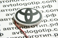 Светящийся логотип Toyota,светящаяся эмблема Toyota,светящийся логотип на авто Toyota,светящийся логотип на автомобиль Toyota,подсветка логотипа Toyota