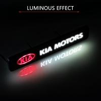 Светящийся логотип KIA радиатора на решетку радиатора