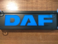 Светящийся логотип DAF,светящийся логотип для грузовика DAF,светящаяся эмблема DAF,табличка DAF,картина DAF,логотип на стекло DAF,светящаяся картина DAF,светодиодный логотип DAF,Truck Led Logo DAF,12v,24v
