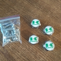 Декоративные болты с логотипом Kawasaki (Кавасаки)