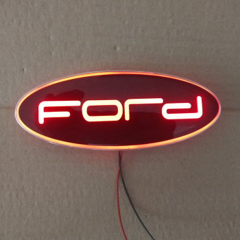 Светящийся логотип FORD,светящаяся эмблема FORD,светящийся логотип на авто FORD,светящийся логотип на автомобиль FORD,подсветка логотипа FORD,2D,3D,4D,5D,6D