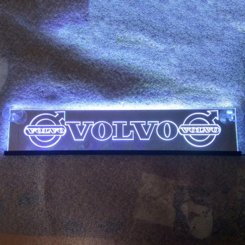 Зеркальная светящаяся табличка VOLVO 2D