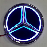5D светящийся логотип MERCEDES