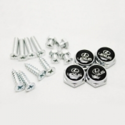 болты номерного знака с логотипом Lexus,Декоративный болт для номерного знака с логотипом Lexus,Болты для крепления госномера Lexus,декоративных болтов на номерные знаки логотипом Lexus,купить,заказать,доставка