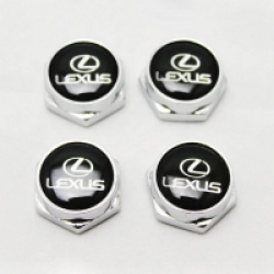 болты номерного знака с логотипом Lexus,Декоративный болт для номерного знака с логотипом Lexus,Болты для крепления госномера Lexus,декоративных болтов на номерные знаки логотипом Lexus,купить,заказать,доставка