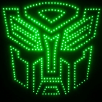 Светящийся логотип для грузовика Autobot