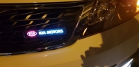 Светящийся логотип KIA радиатора на решетку радиатора,Светящаяся передняя эмблема KIA на решетку радиатора, это что-то не вероятное. Хочешь блеснуть среди владельцев марки КИА, это для вас,