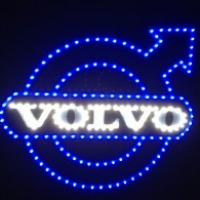 Светящийся логотип VOLVO,светящийся логотип для грузовика VOLVO,светящаяся эмблема VOLVO,табличка VOLVO,картина VOLVO,логотип на стекло VOLVO,светящаяся картина VOLVO,светодиодный логотип VOLVO,Truck Led Logo VOLVO,12v,24v 