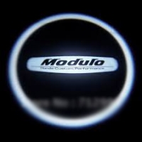  Подсветка логотипа в двери Modulo,подсветка дверей с логотипом Modulo,Штатная подсветка Modulo,подсветка дверей с логотипом авто Modulo,светодиодная подсветка логотипа Modulo в двери,Лазерные проекторы Modulo в двери,Лазерная подсветка Modulo