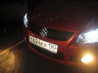 Подсветка переднего логотипа SUZUKI SX4