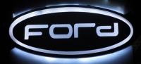 Светящийся логотип FORD,светящаяся эмблема FORD,светящийся логотип на авто FORD,светящийся логотип на автомобиль FORD,подсветка логотипа FORD,2D,3D,4D,5D,6D