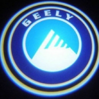 Беспроводная подсветка дверей с логотипом Geely