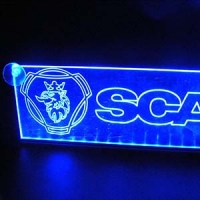 Светящаяся табличка Scania 2D