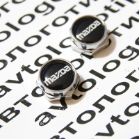 Декоративный болт для номерного знака с логотипом Mazda