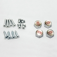 болты номерного знака с логотипом KIA,Декоративный болт для номерного знака с логотипом KIA,Болты для крепления госномера KIA,декоративных болтов на номерные знаки логотипом KIA купить,заказать,доставка