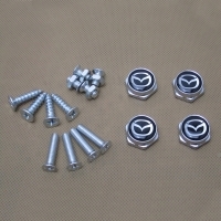 болты номерного знака с логотипом Mazda,Декоративный болт для номерного знака с логотипом Mazda,Болты для крепления госномера Mazda,декоративных болтов на номерные знаки логотипом Mazda купить,заказать,доставка