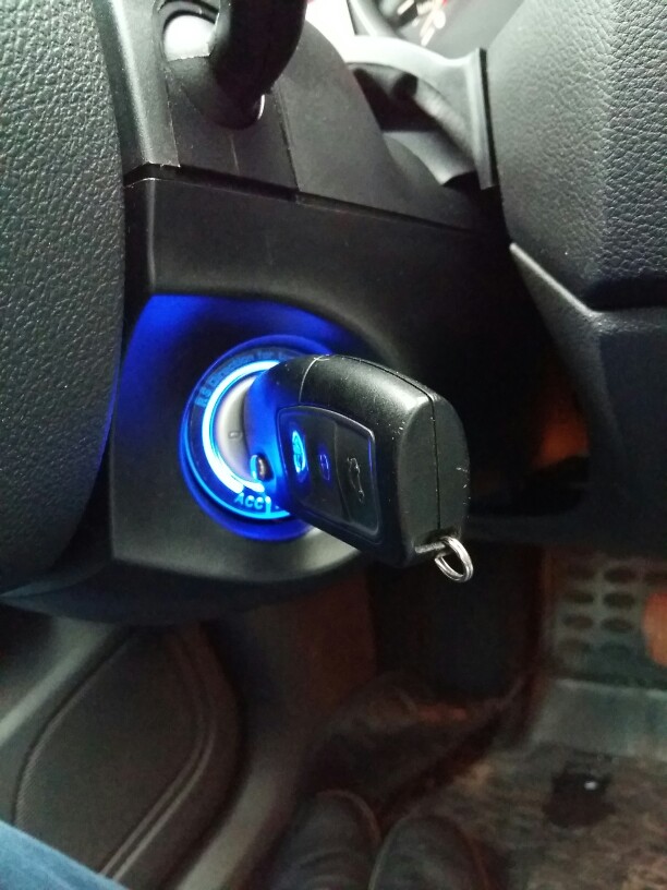 Подсветка замка зажигания ford,подсветка ключа зажигания ford,светящаяся окантовка замка зажигания ford,светящаяся накладка замка зажигания ford